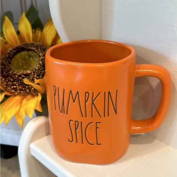 🍂Rae Dunn PUMPKIN SPICE EVERYTHING NICE Double Sided Mug - Picture 1 of 4
